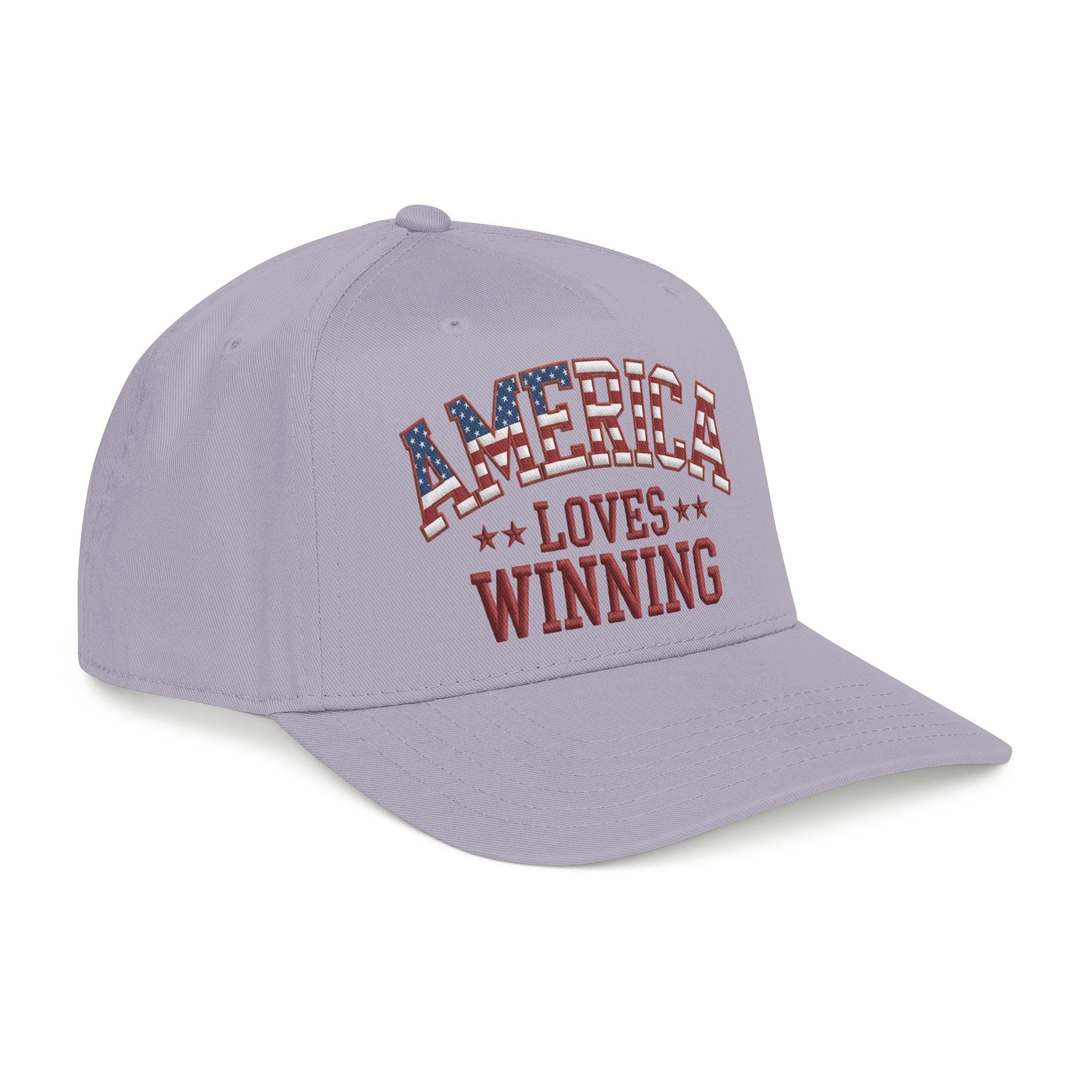 America Loves Winning Patriotic Hat – American Flag Cap