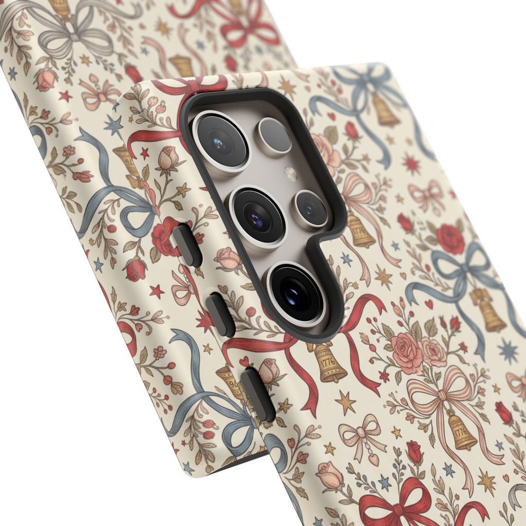 1776 Coquette Liberty Bells Phone Case Printify