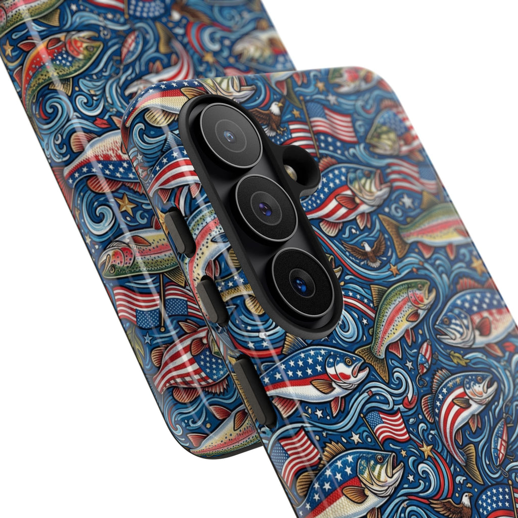 Patriotic Fishing Waters Phone Case Printify