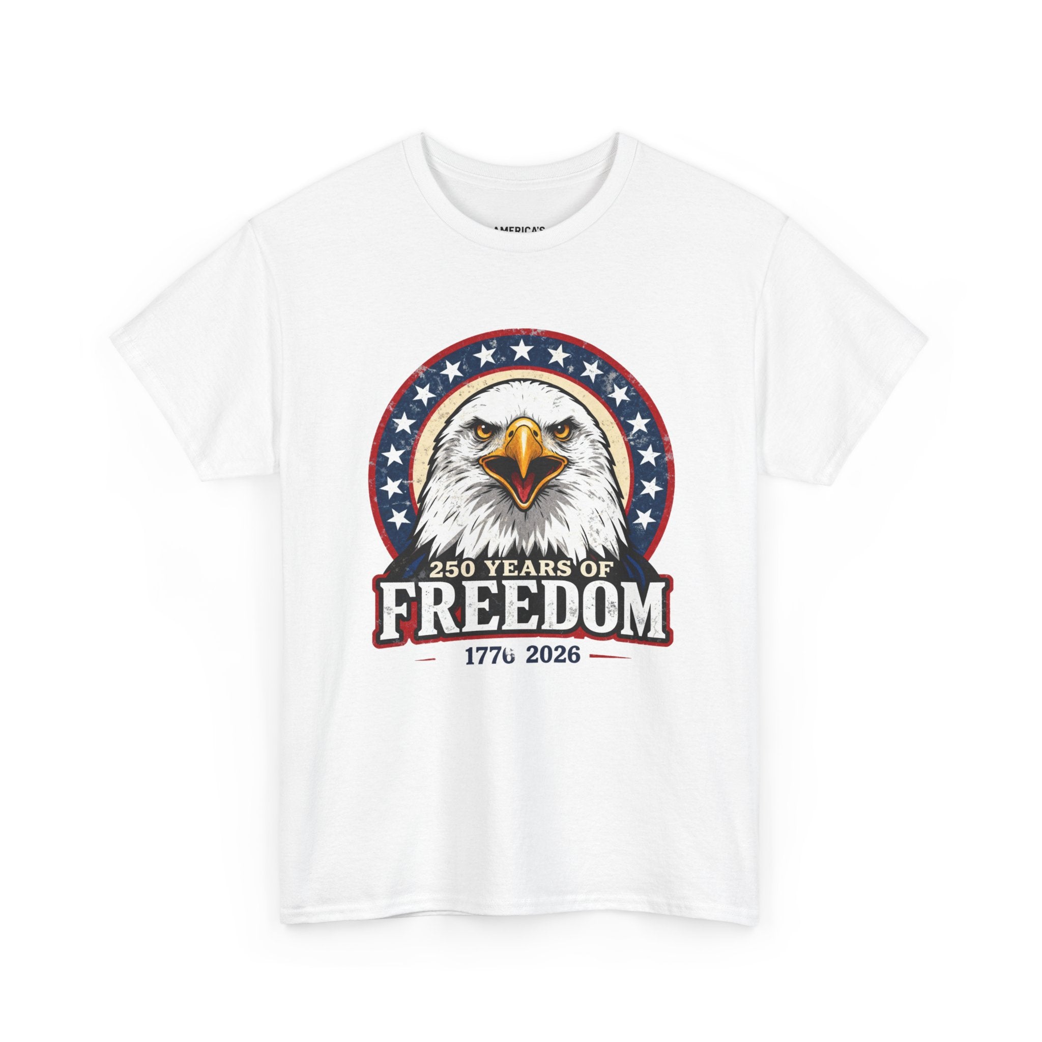 Freedom Eagle T-Shirt — Patriotic Bald Eagle Tee Printify