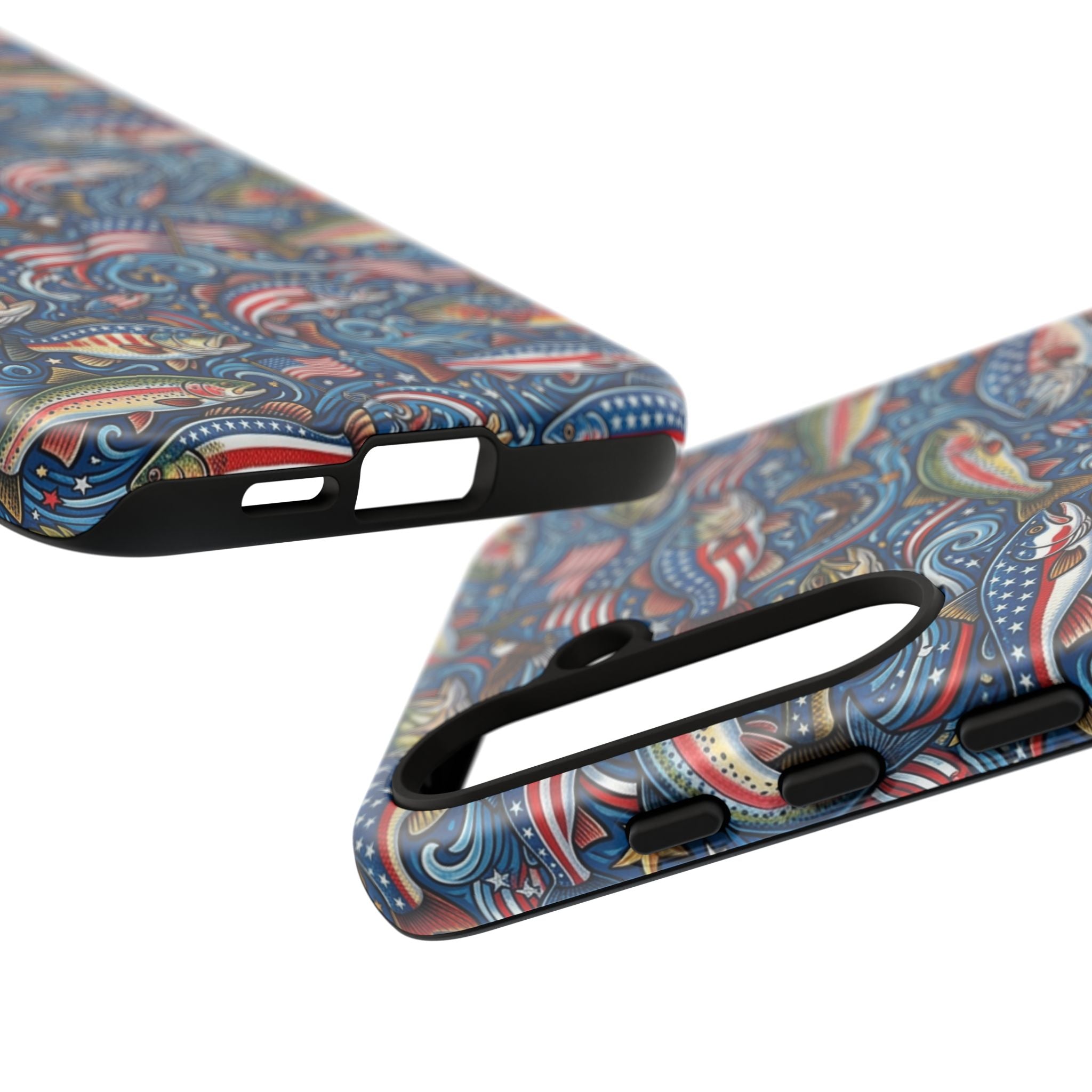 Patriotic Fishing Waters Phone Case Printify
