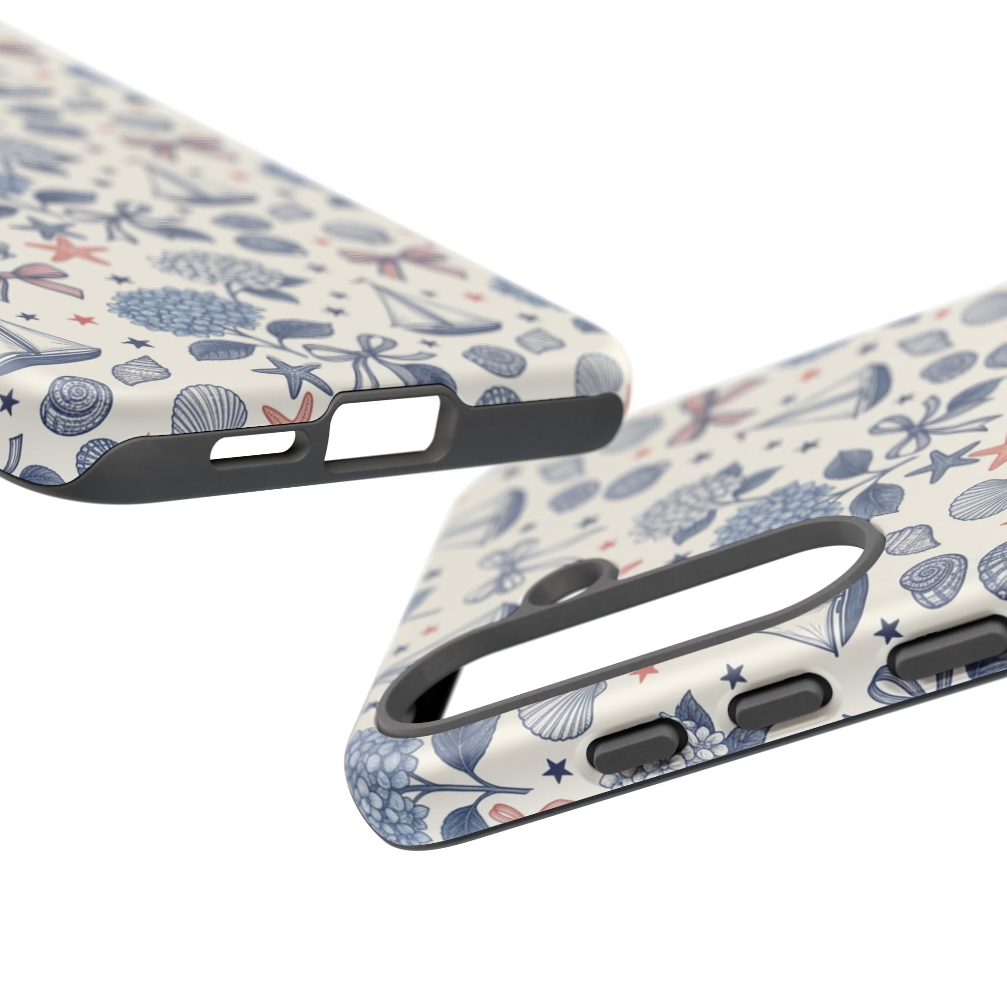 Coastal Americana Hydrangea Phone Case Printify
