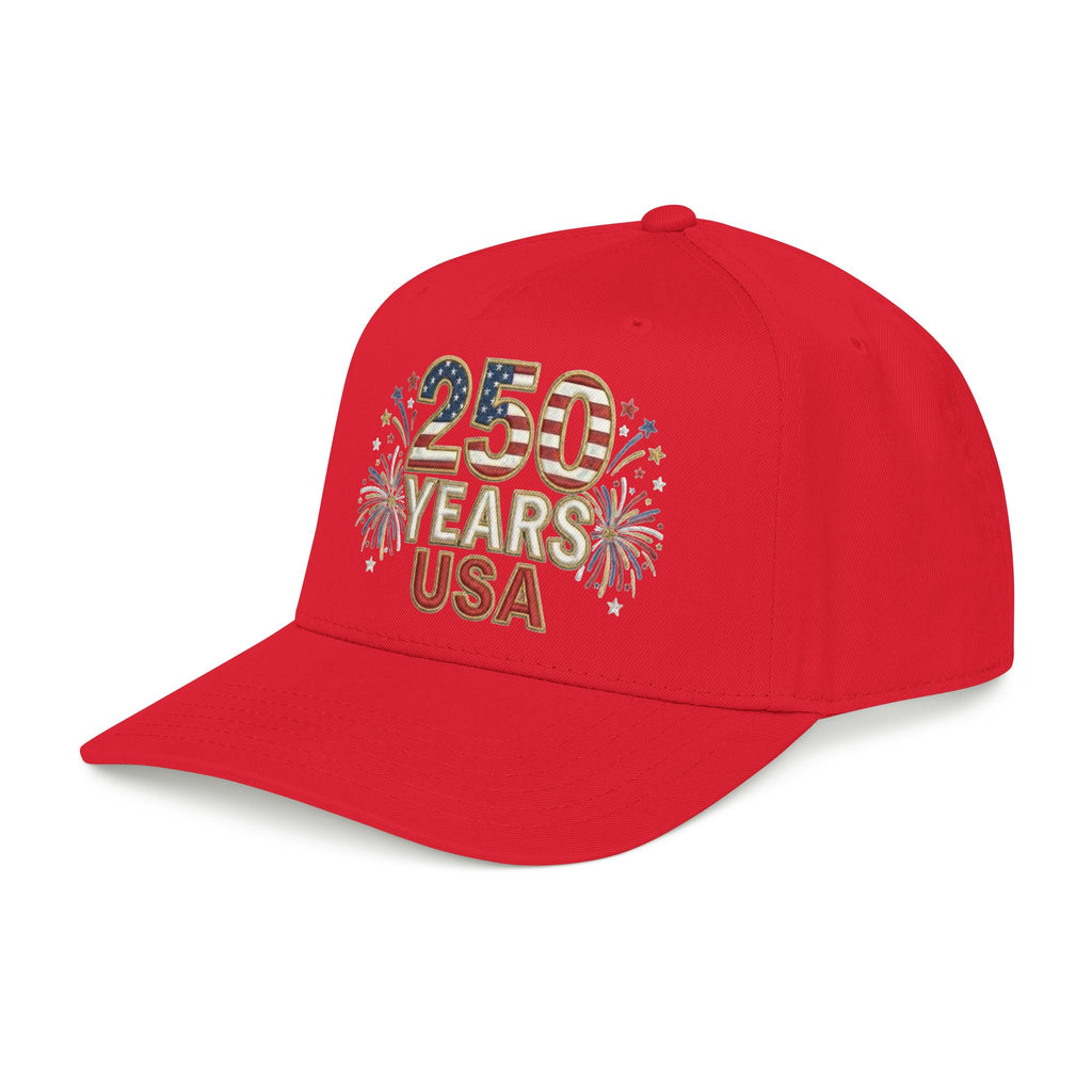 "250 YEARS" Patriotic Baseball Cap – America 250 Snapback Hat
