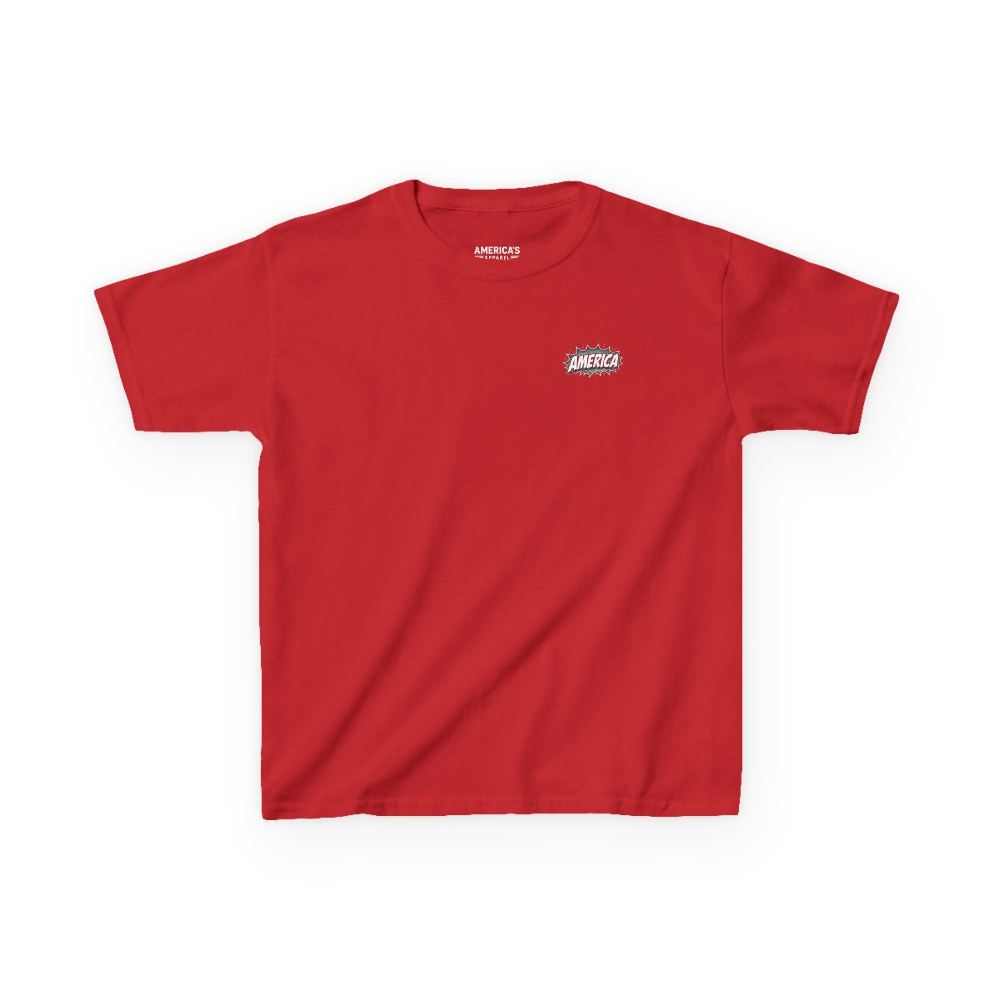 America Comic Book History Kids Tee Printify