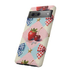 Americana Coquette Cherry Picnic Phone Case Printify