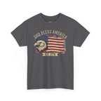 God Bless America 1776 Patriotic T-Shirt – Vintage Eagle Flag USA Tee Printify