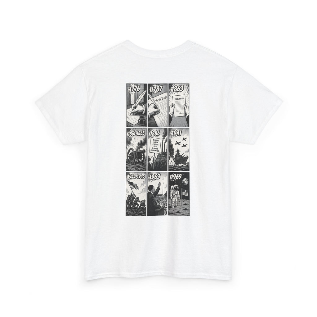 America Comic Book History T-Shirt