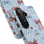 Patriotic Coquette Bows & Fireworks Phone Case Printify