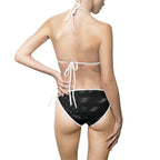 All-Black American Flag Bikini — Patriotic Women's Swimwear Printify