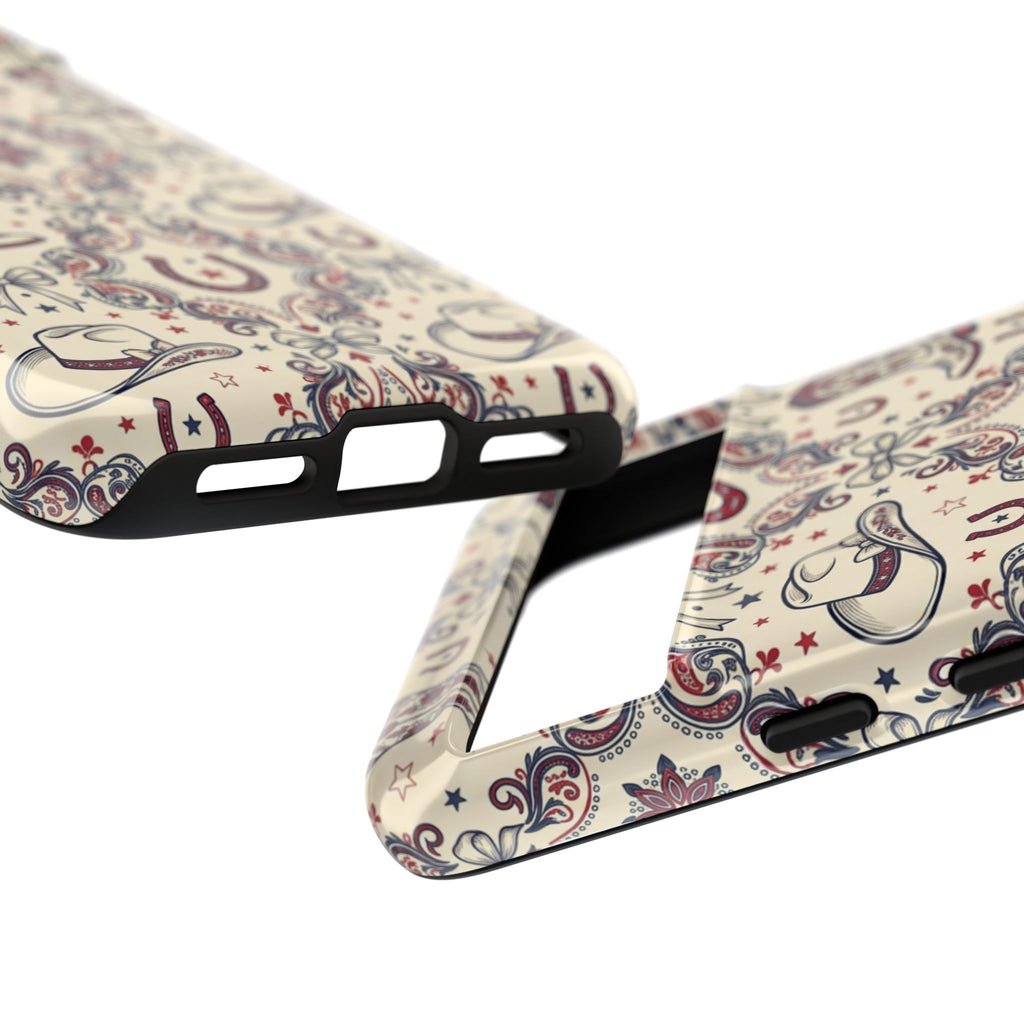 Americana Cowgirl Coquette Phone Case Printify