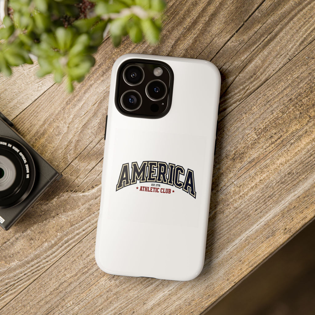 America Athletic Club Phone Case – Vintage Patriotic Americana Case Printify