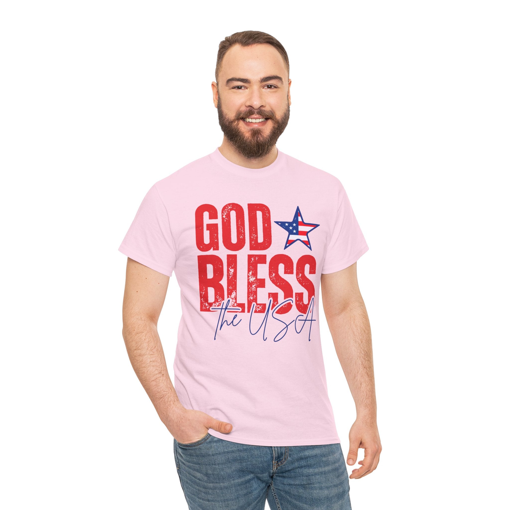 God Bless the USA Patriotic T-Shirt