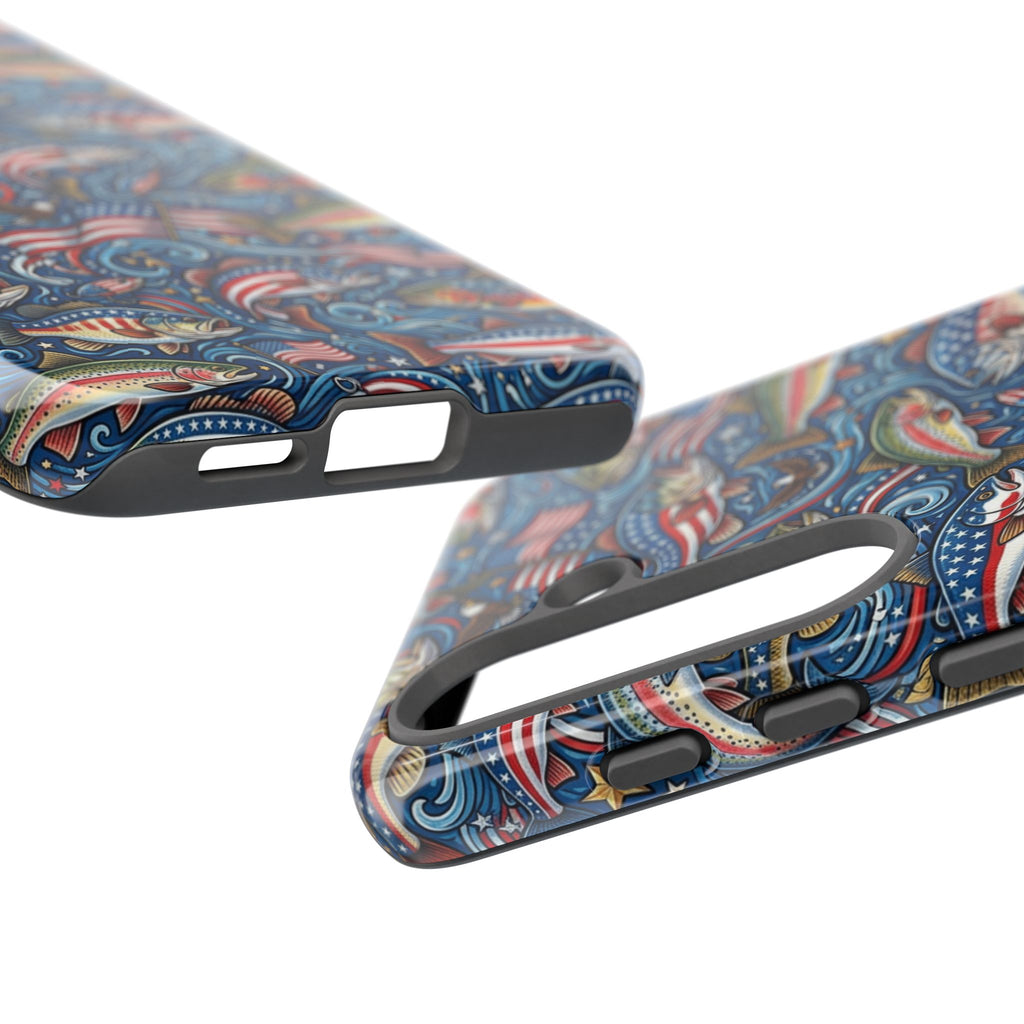 Patriotic Fishing Waters Phone Case Printify