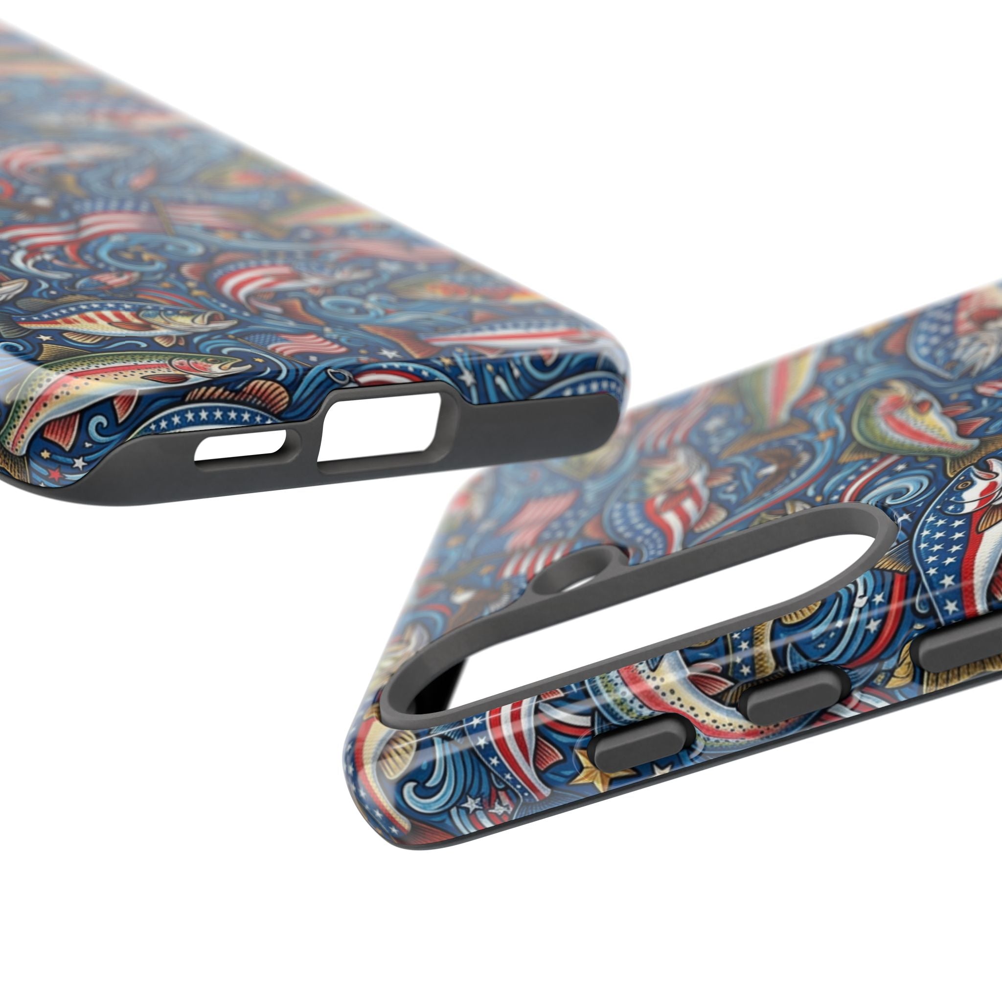 Patriotic Fishing Waters Phone Case Printify