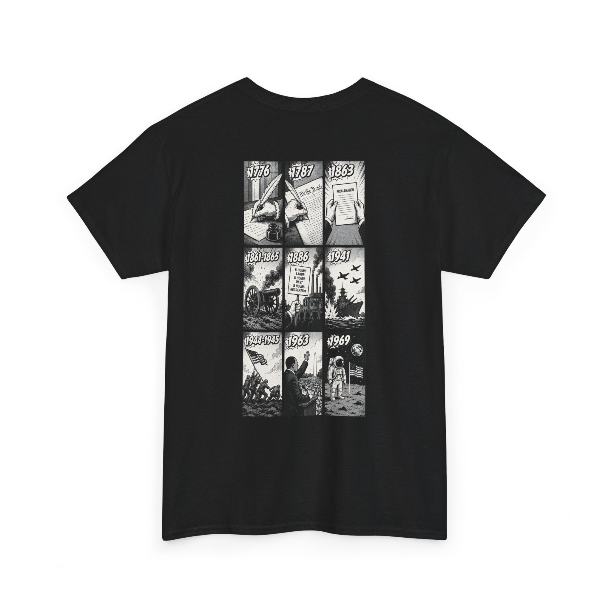 America Comic Book History T-Shirt