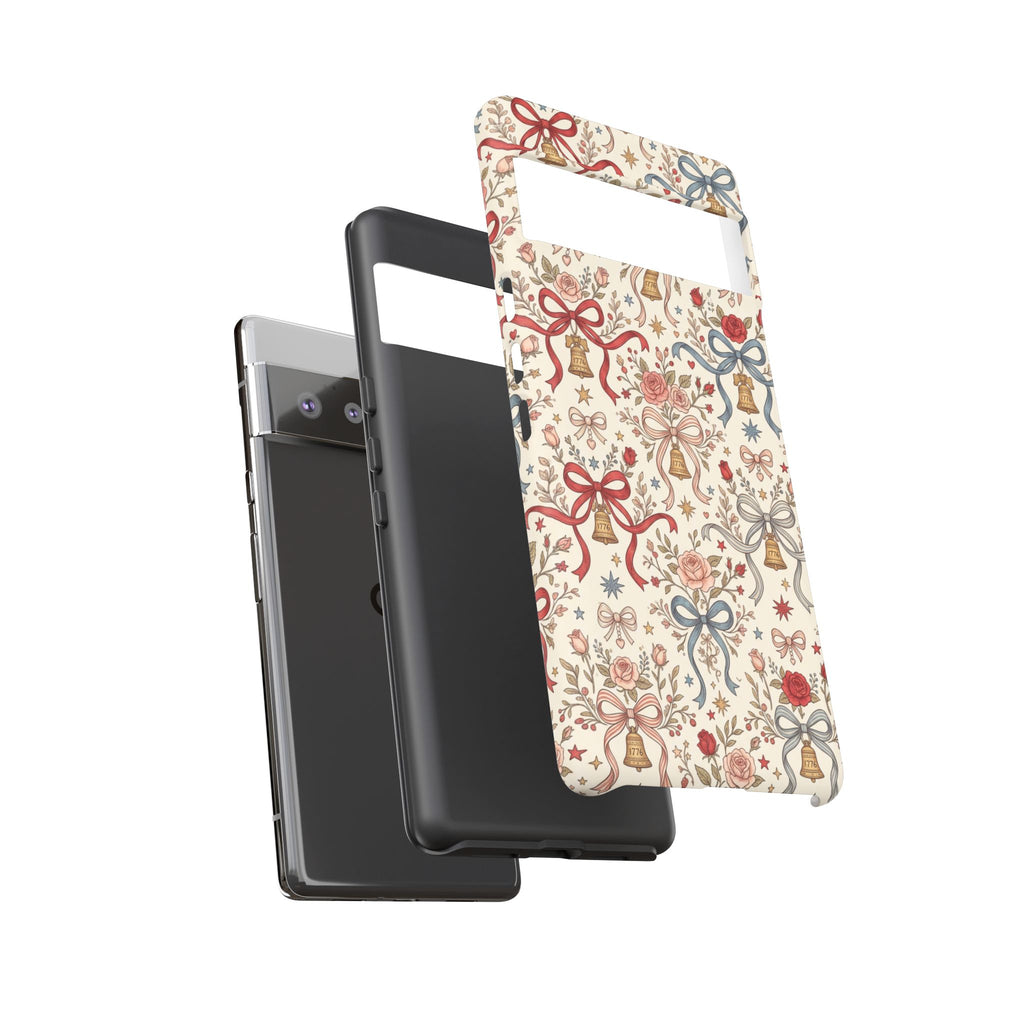 1776 Coquette Liberty Bells Phone Case Printify
