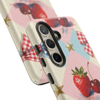 Americana Coquette Cherry Picnic Phone Case Printify