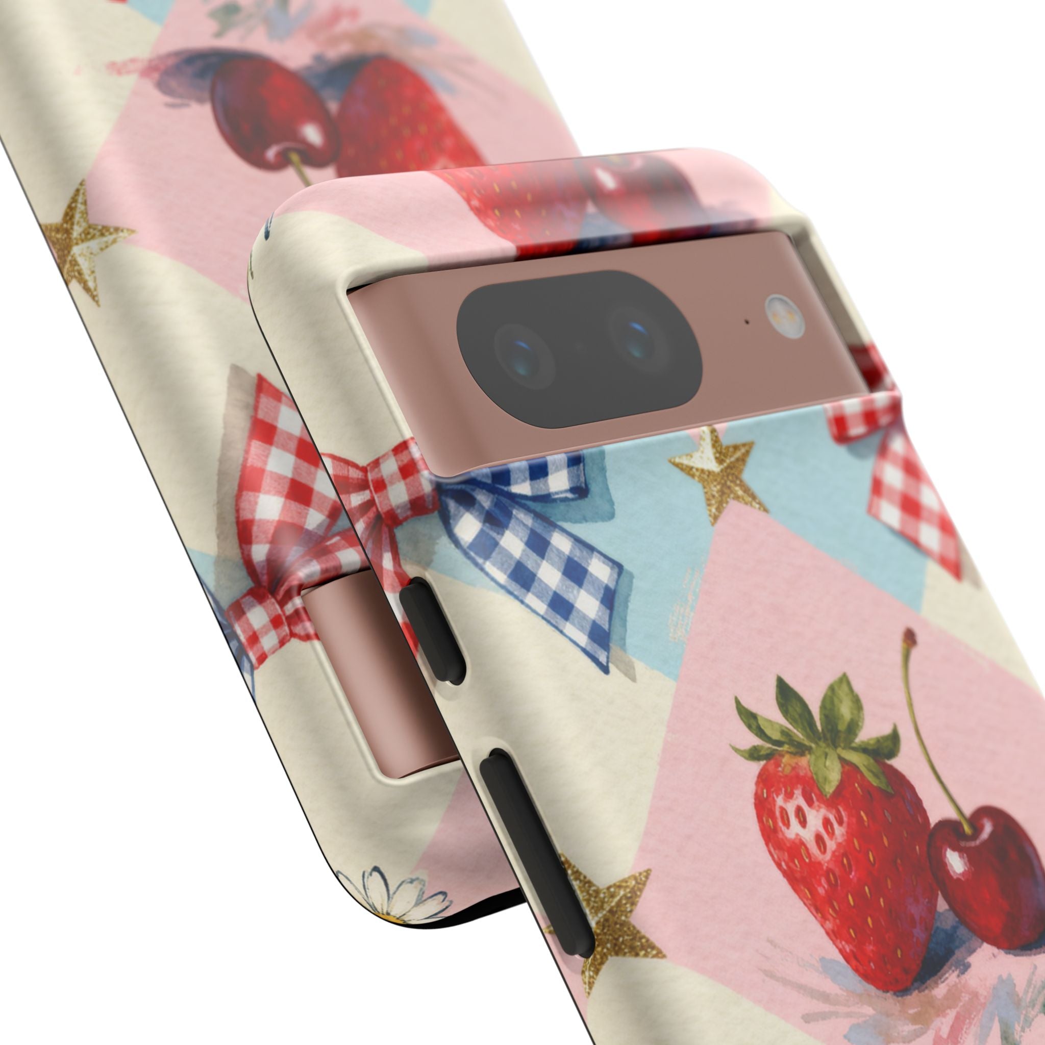 Americana Coquette Cherry Picnic Phone Case Printify