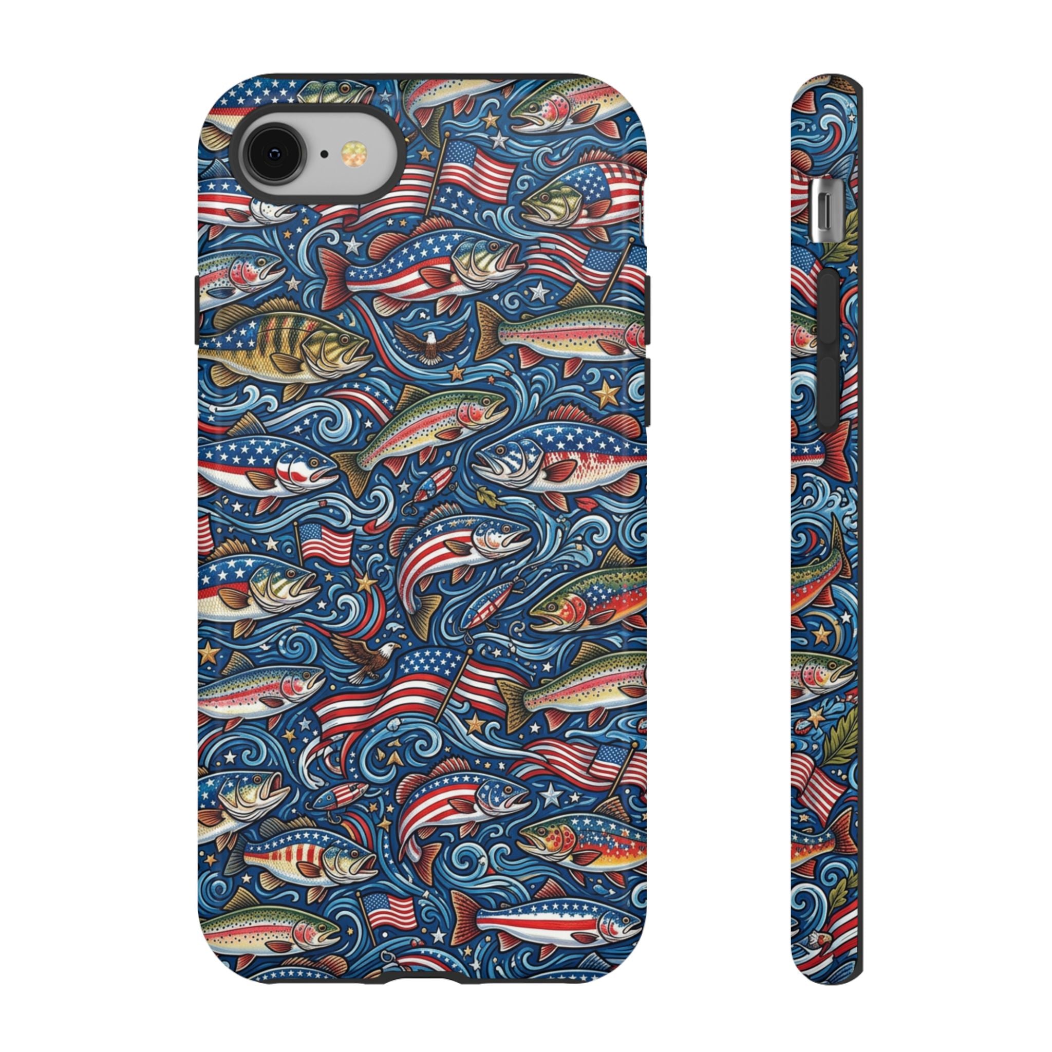 Patriotic Fishing Waters Phone Case Printify