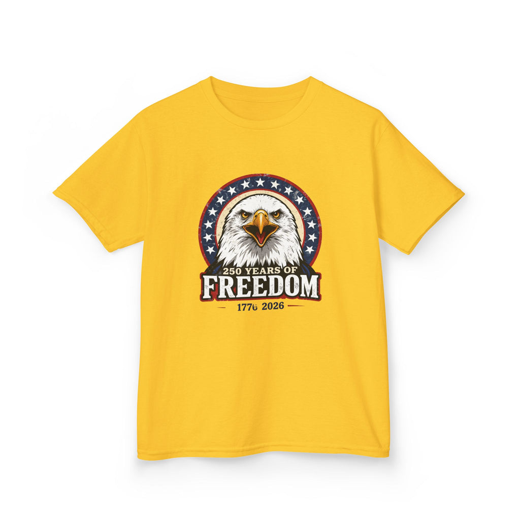 Patriotic Bald Eagle Kids Tee — Freedom Eagle T-Shirt Printify