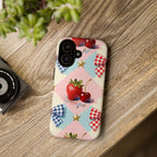 Americana Coquette Cherry Picnic Phone Case Printify
