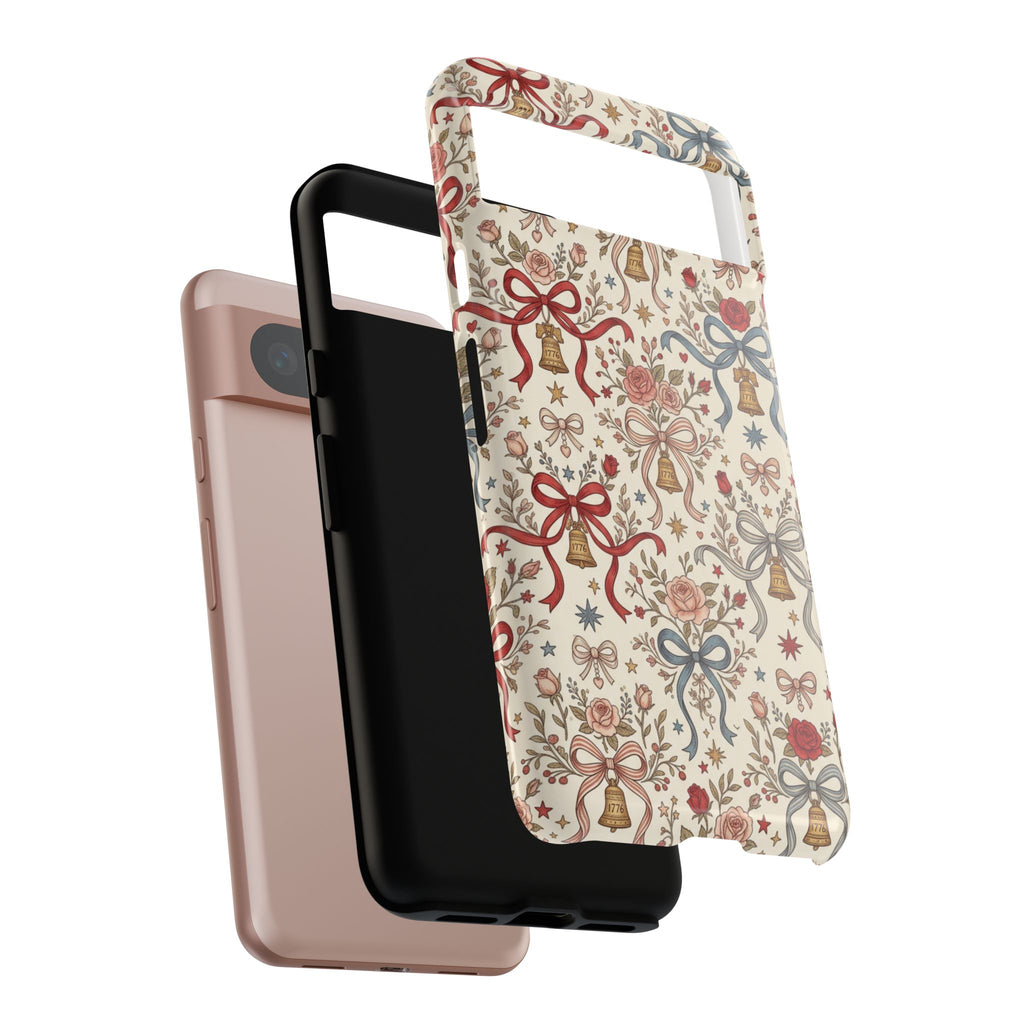 1776 Coquette Liberty Bells Phone Case Printify
