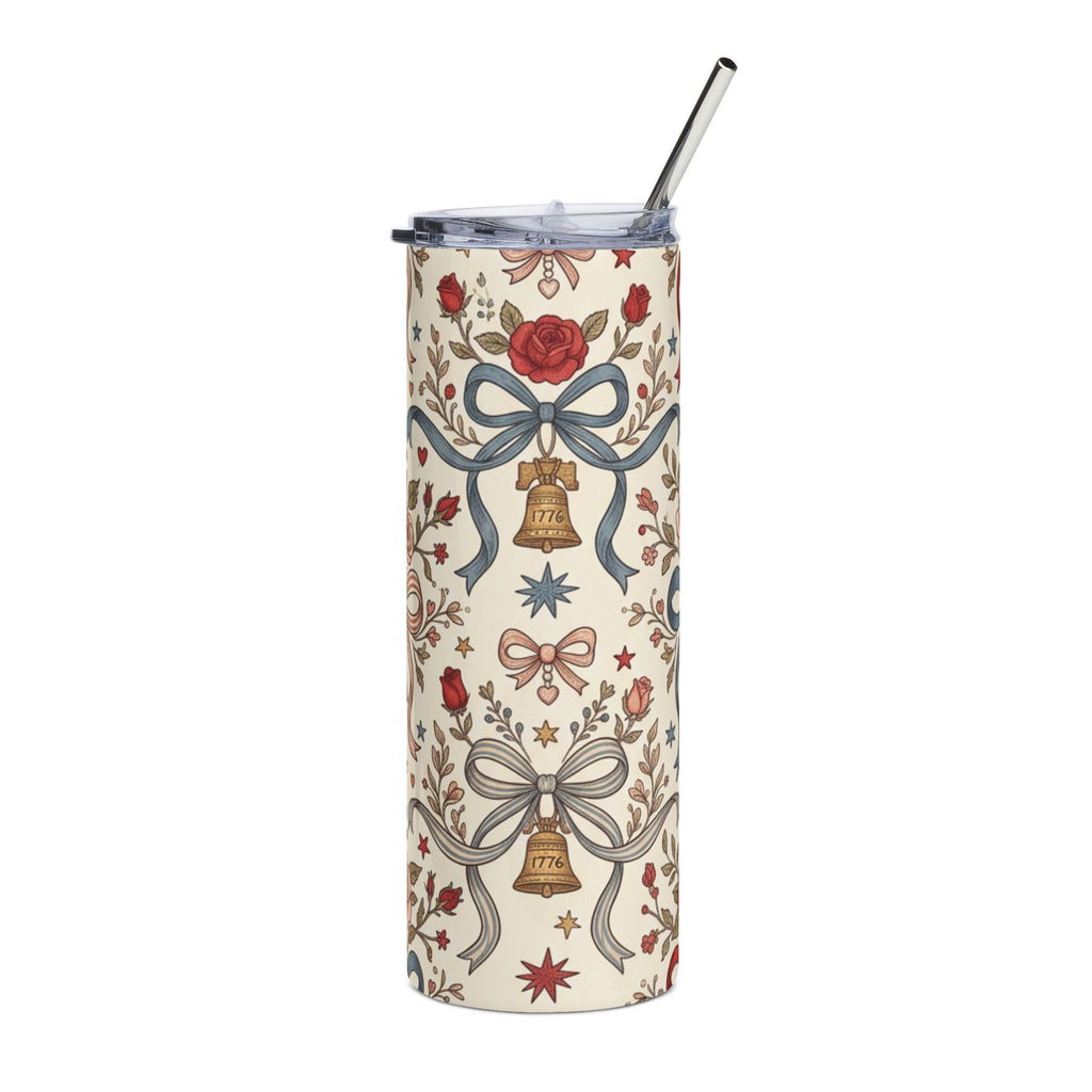 Sweet Liberty Stainless Steel Tumbler — 20oz Patriotic Travel Mug Printify