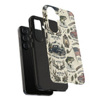 Patriotic Outdoors Phone Case – Bass Fishing & Vintage Americana Case Printify