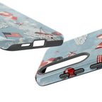 Americana Coquette Cherry Bow Phone Case Printify