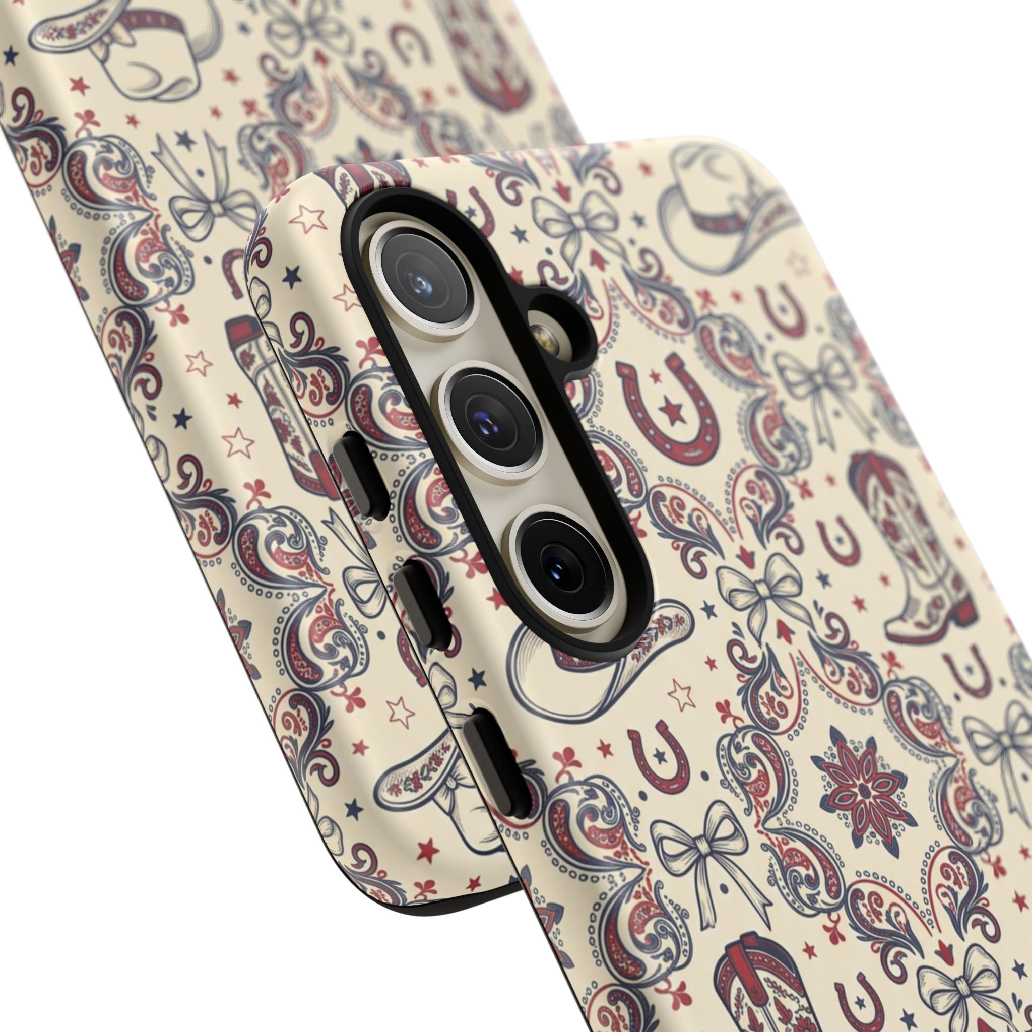 Americana Cowgirl Coquette Phone Case Printify