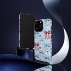 Patriotic Coquette Bows & Fireworks Phone Case Printify