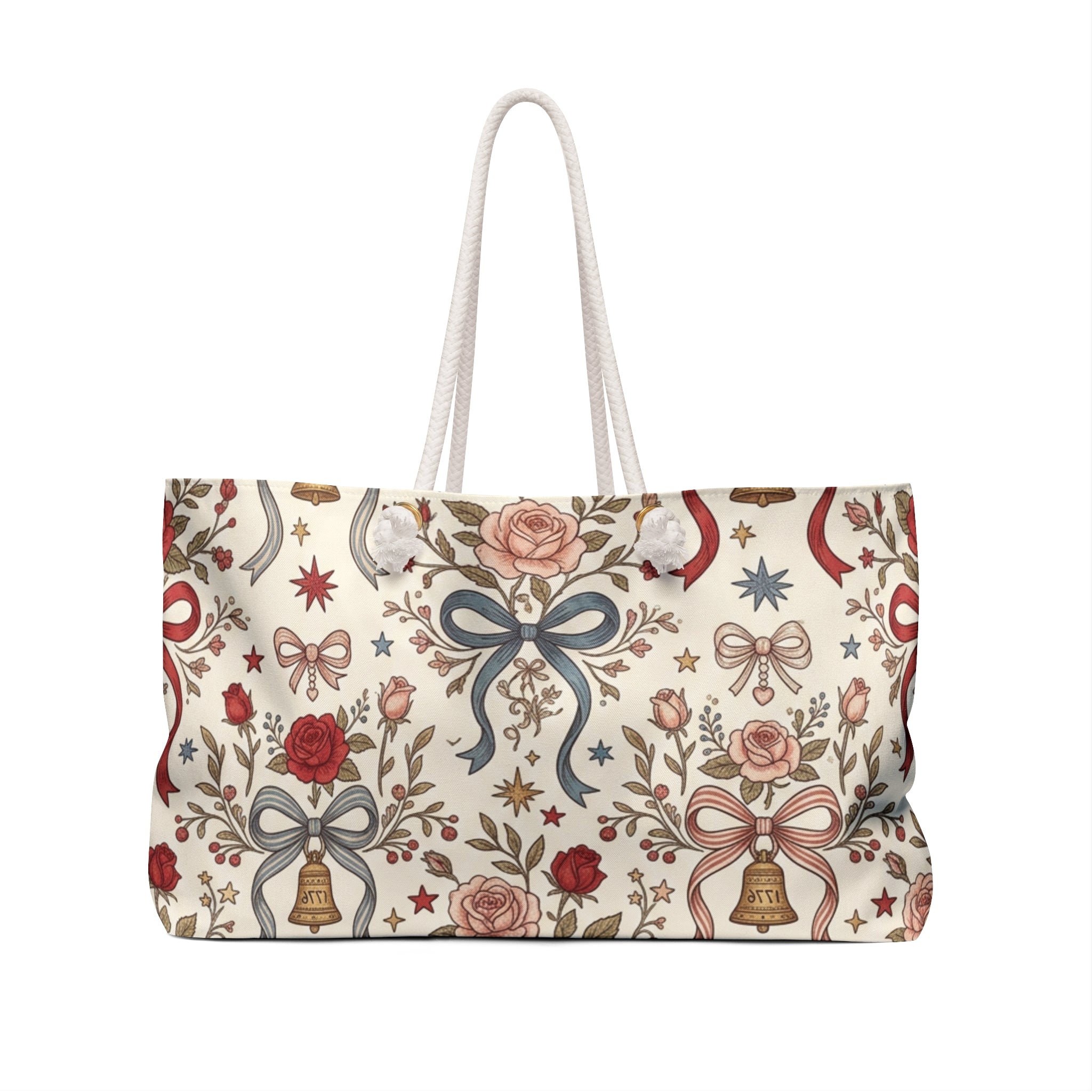 Liberty Roses & Bells Weekender Tote Printify