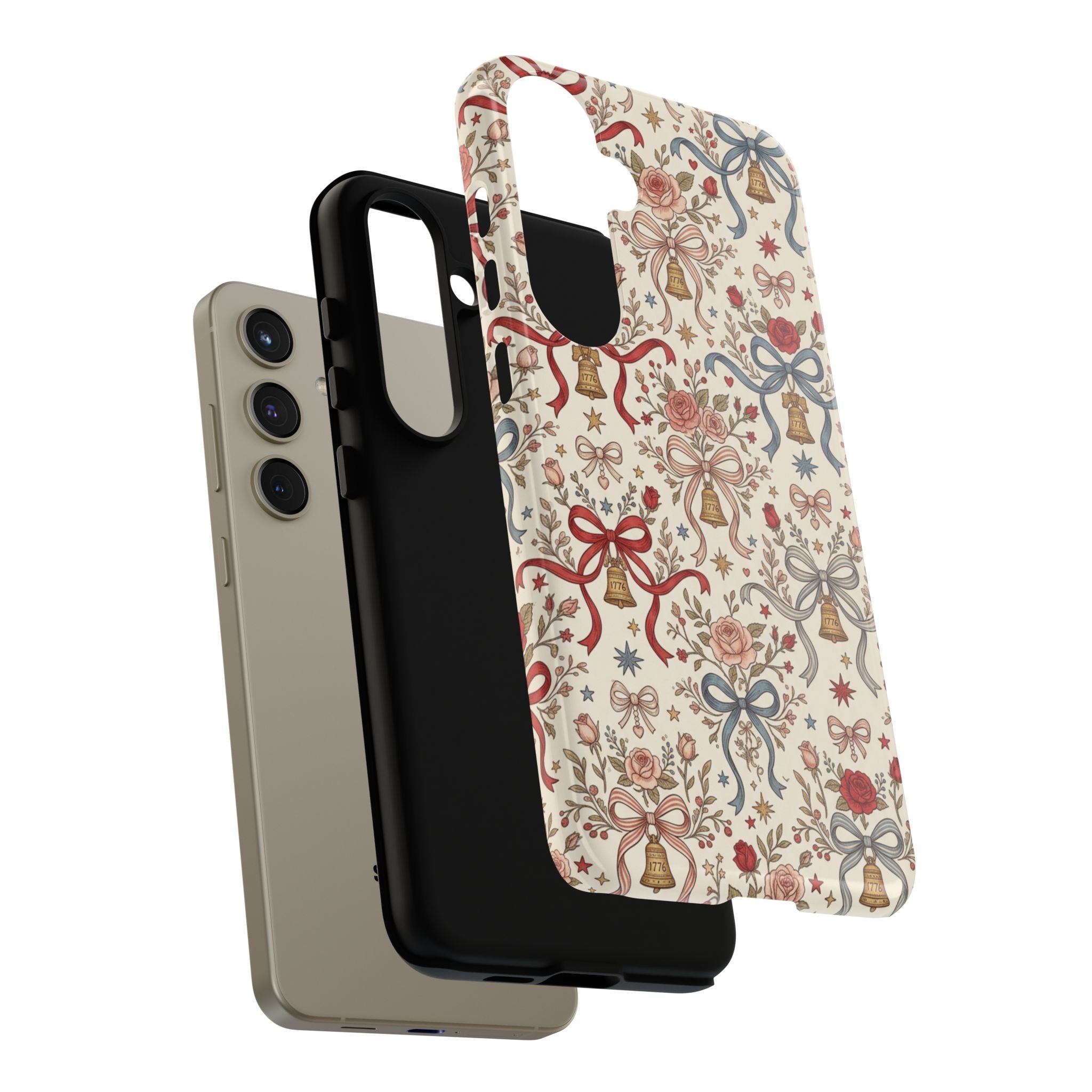 1776 Coquette Liberty Bells Phone Case Printify