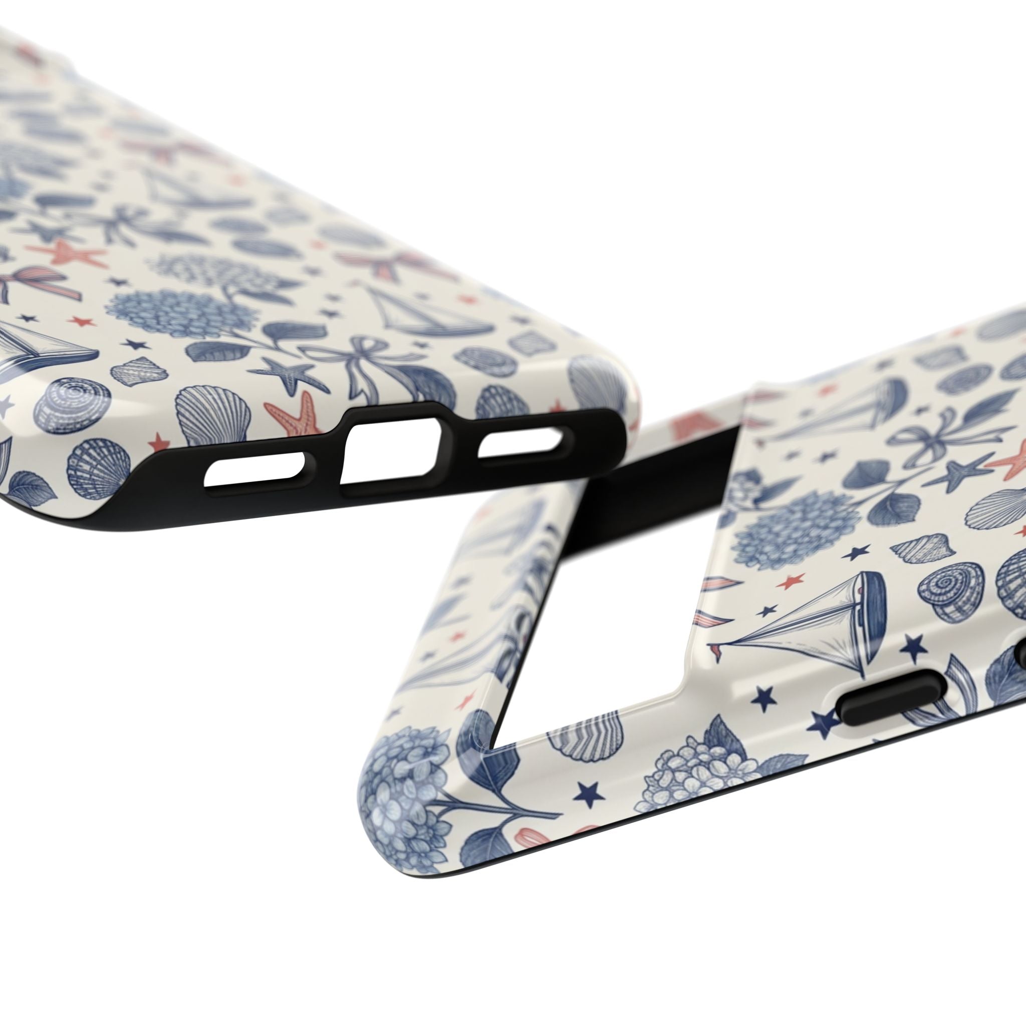 Coastal Americana Hydrangea Phone Case Printify