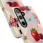 Americana Coquette Cherry Picnic Phone Case Printify