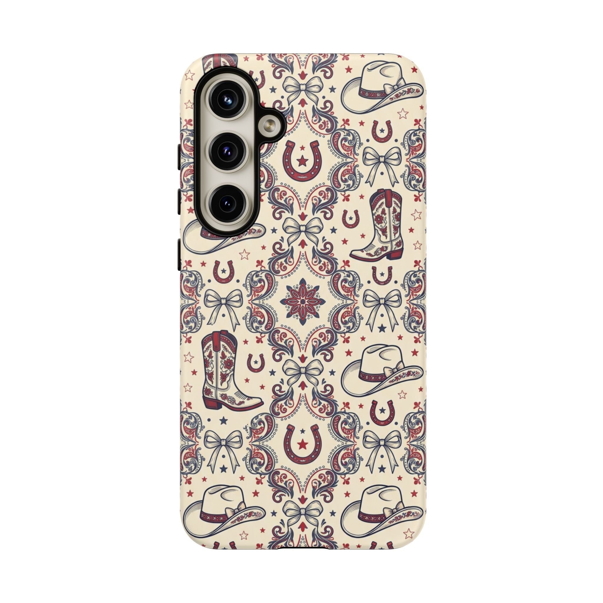 Americana Cowgirl Coquette Phone Case Printify