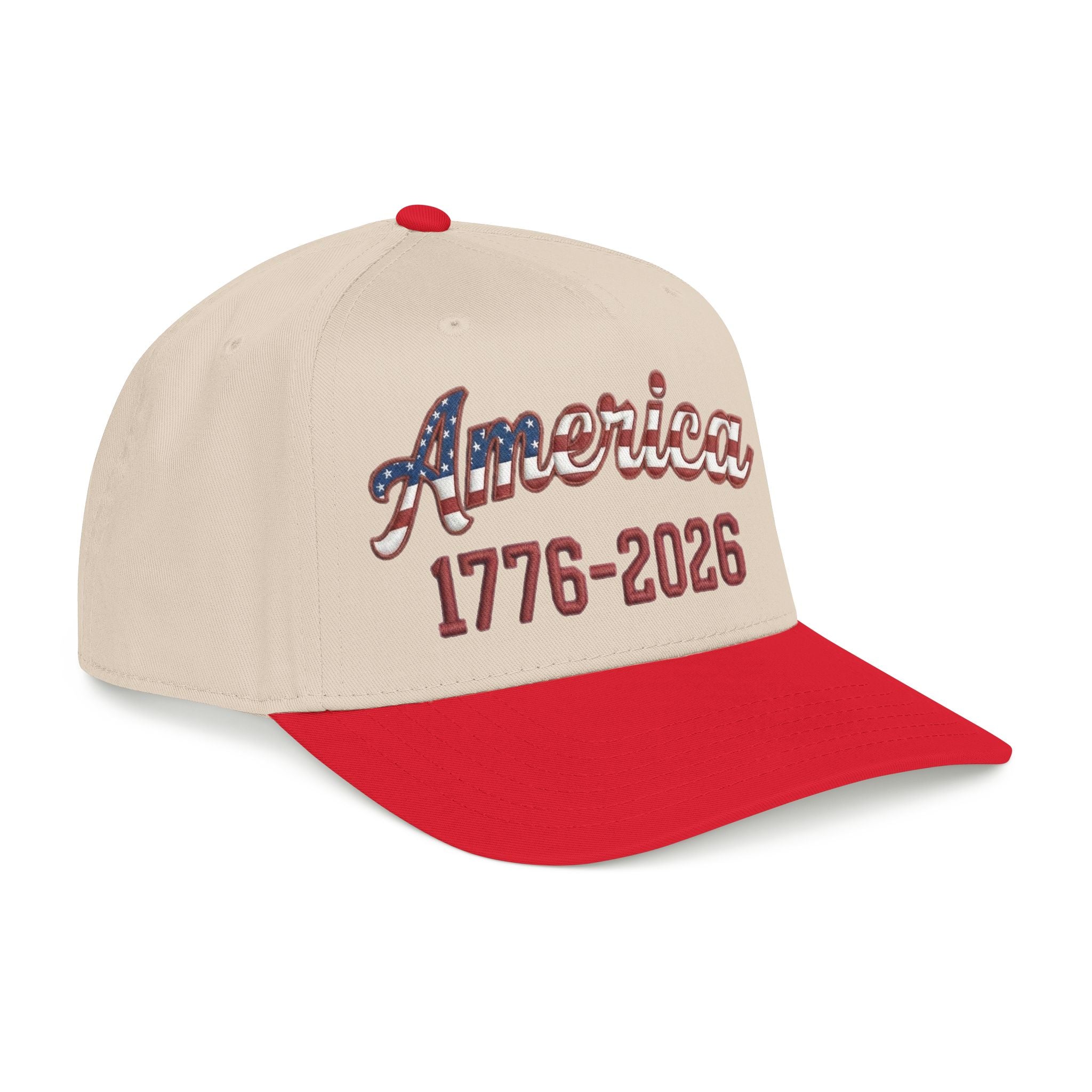 "America 1776–2026" Patriotic Baseball Cap – American Heritage Snapback Hat