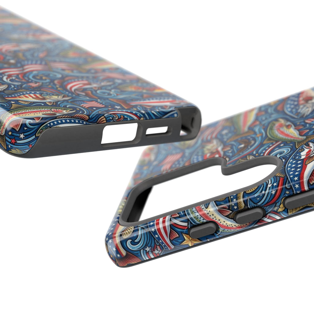 Patriotic Fishing Waters Phone Case Printify