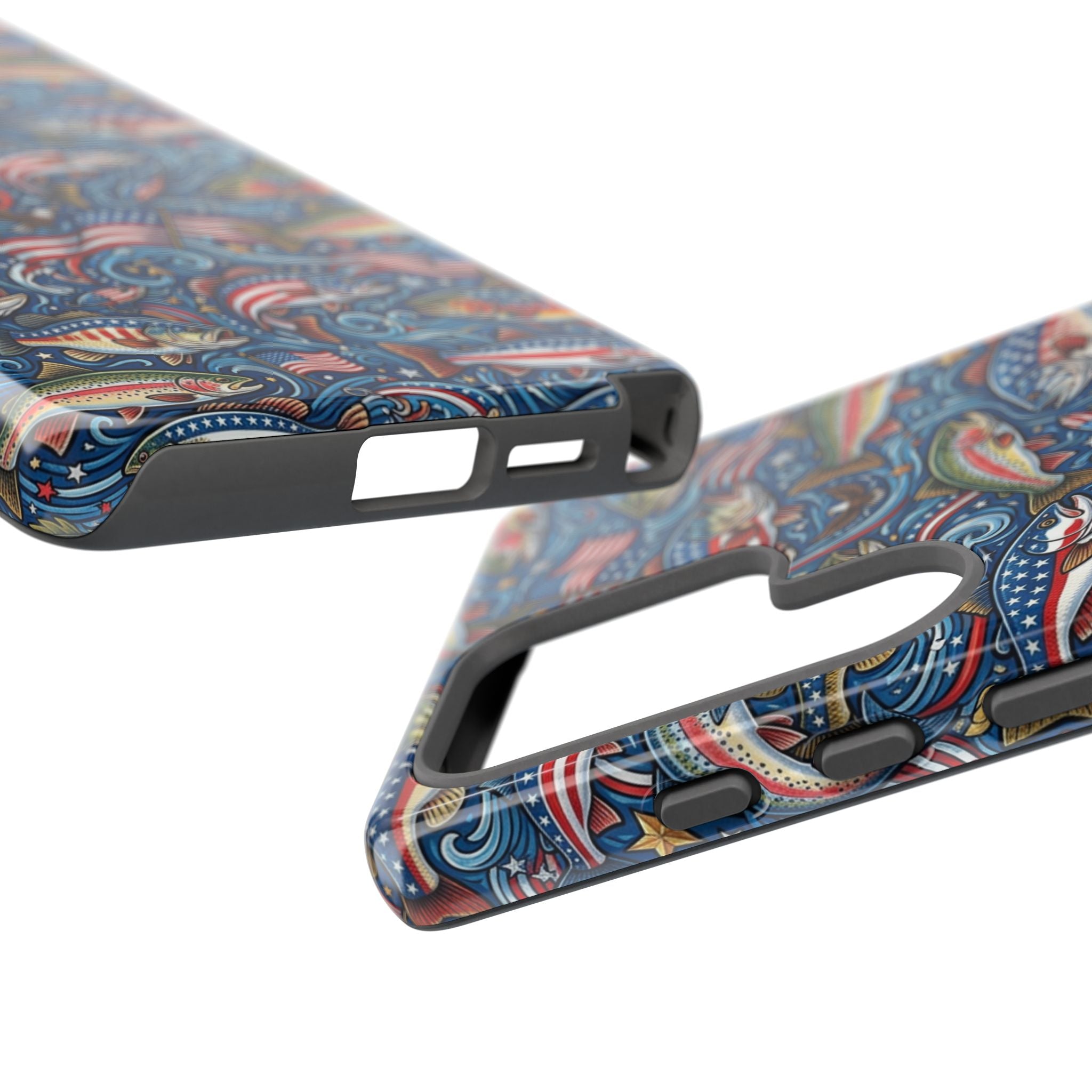 Patriotic Fishing Waters Phone Case Printify