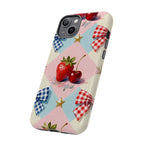 Americana Coquette Cherry Picnic Phone Case Printify