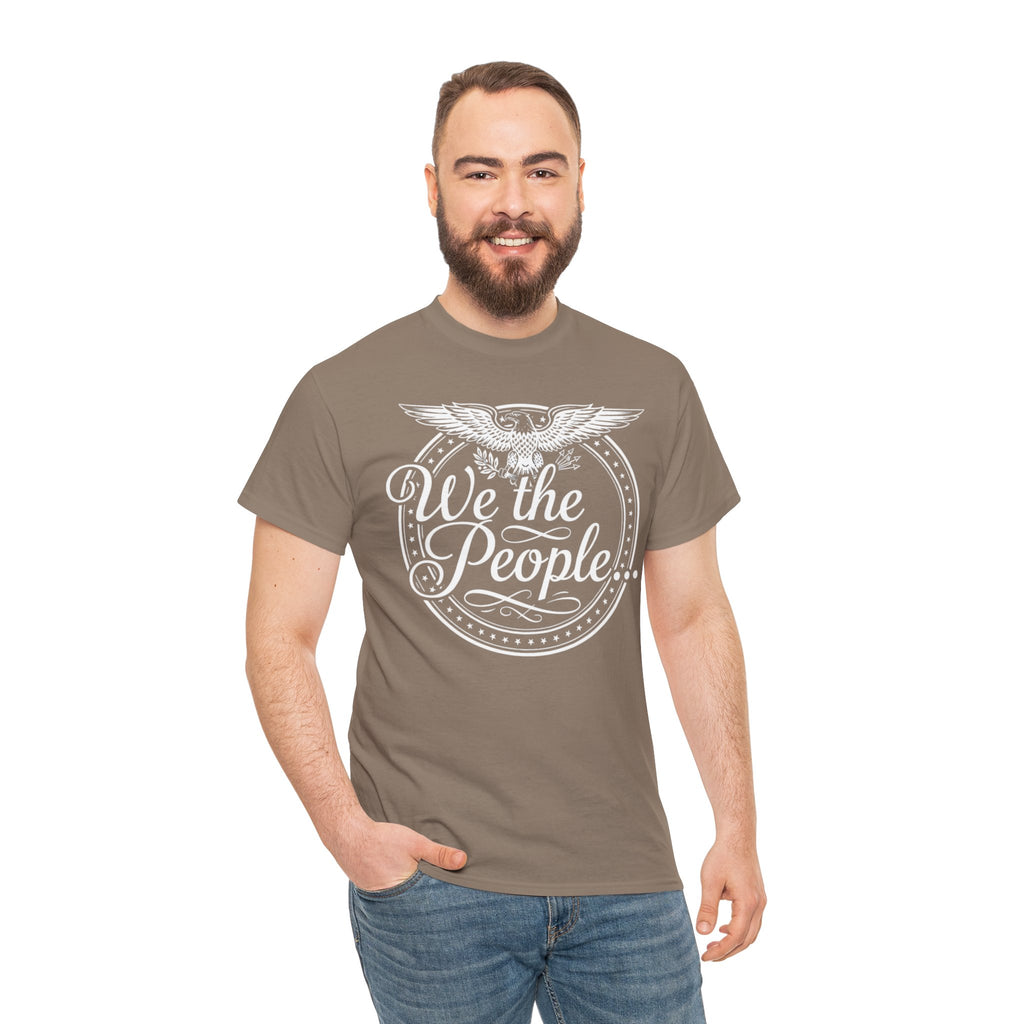We The People Patriotic Seal T-Shirt – Unisex Heavy Cotton Tee
