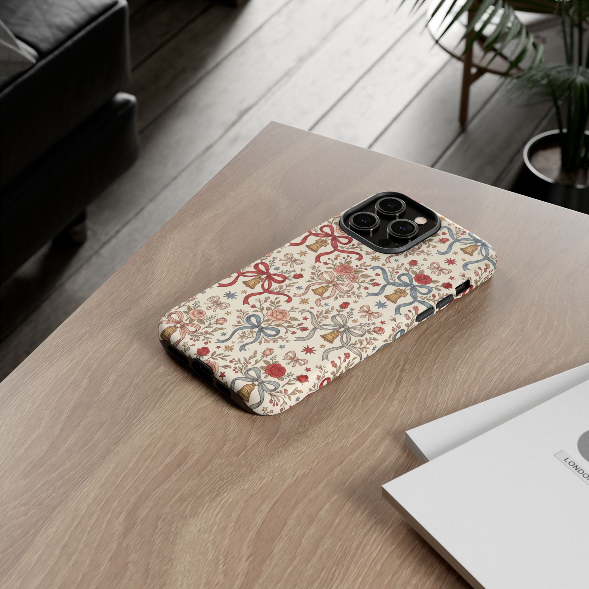 1776 Coquette Liberty Bells Phone Case Printify