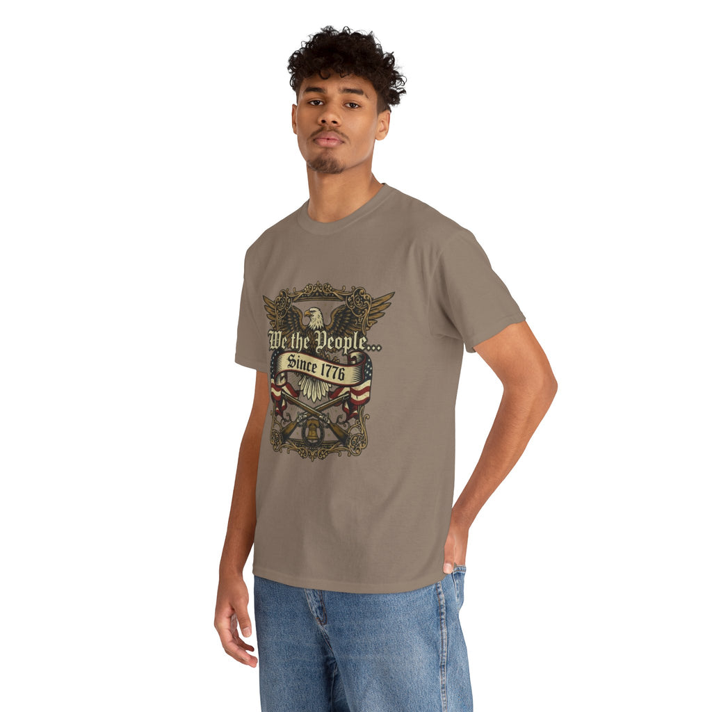 We The People Since 1776 Patriotic T-Shirt – American Freedom Rider Tee