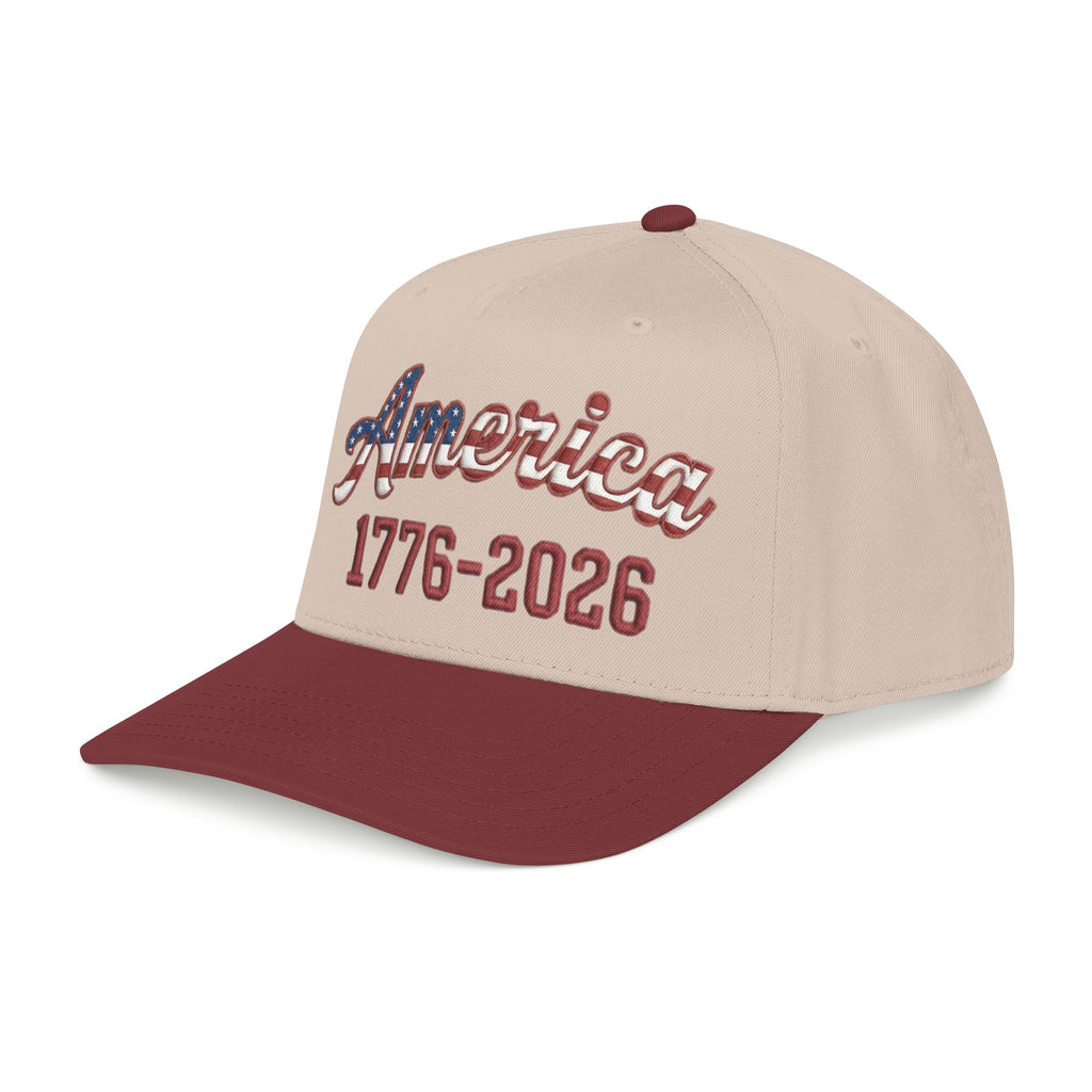 "America 1776–2026" Patriotic Baseball Cap – American Heritage Snapback Hat