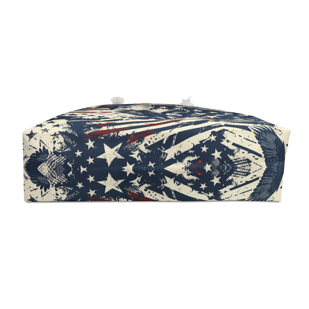 Vintage Americana Eagle Weekender Tote Printify