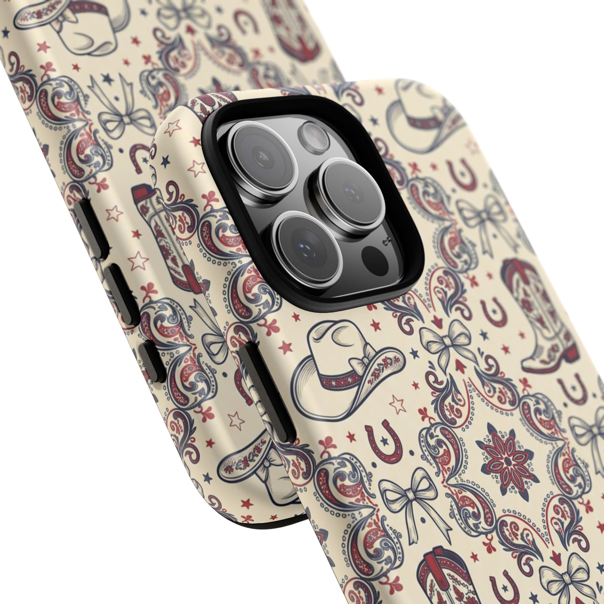 Americana Cowgirl Coquette Phone Case Printify