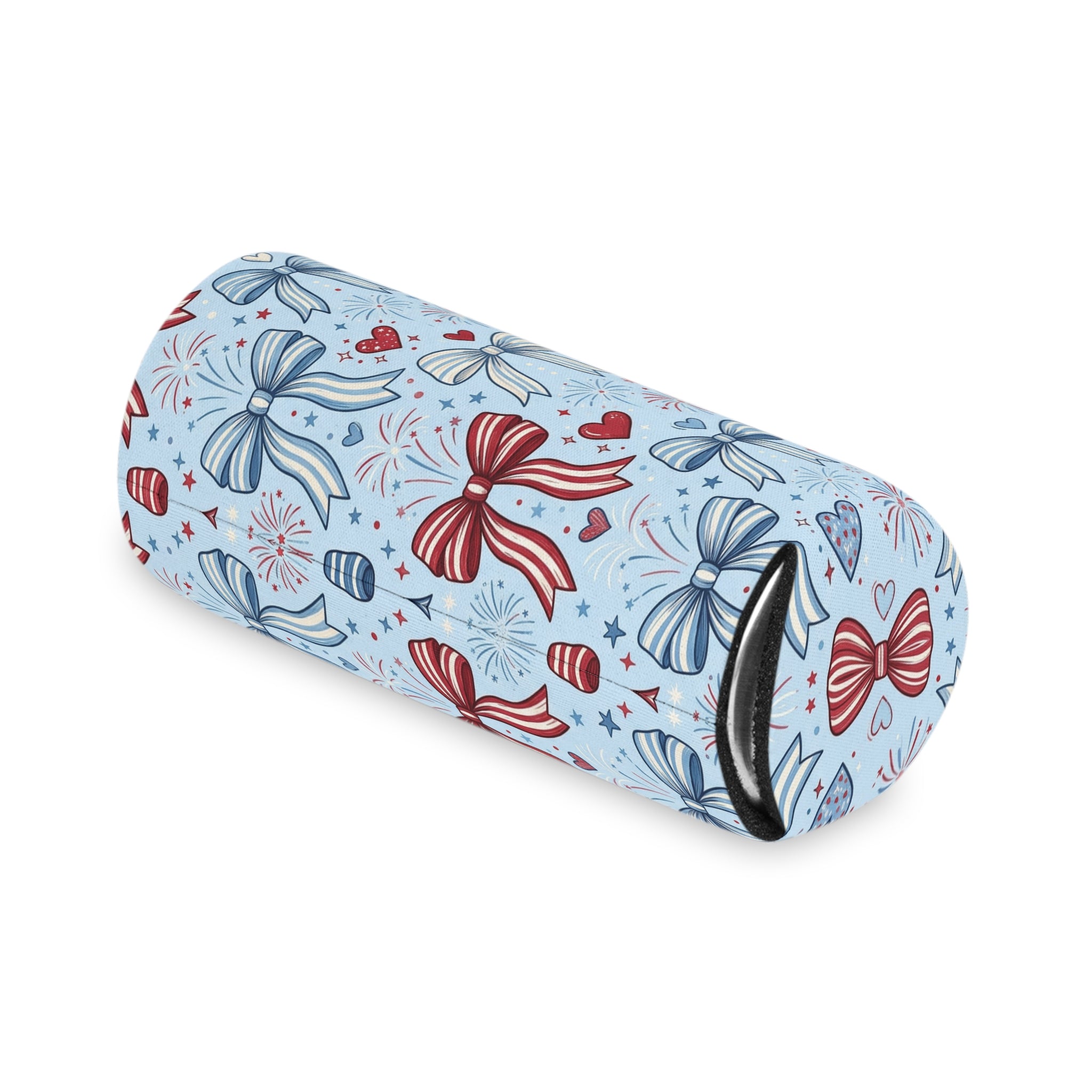 Patriotic Coquette Bows Can Cooler Printify