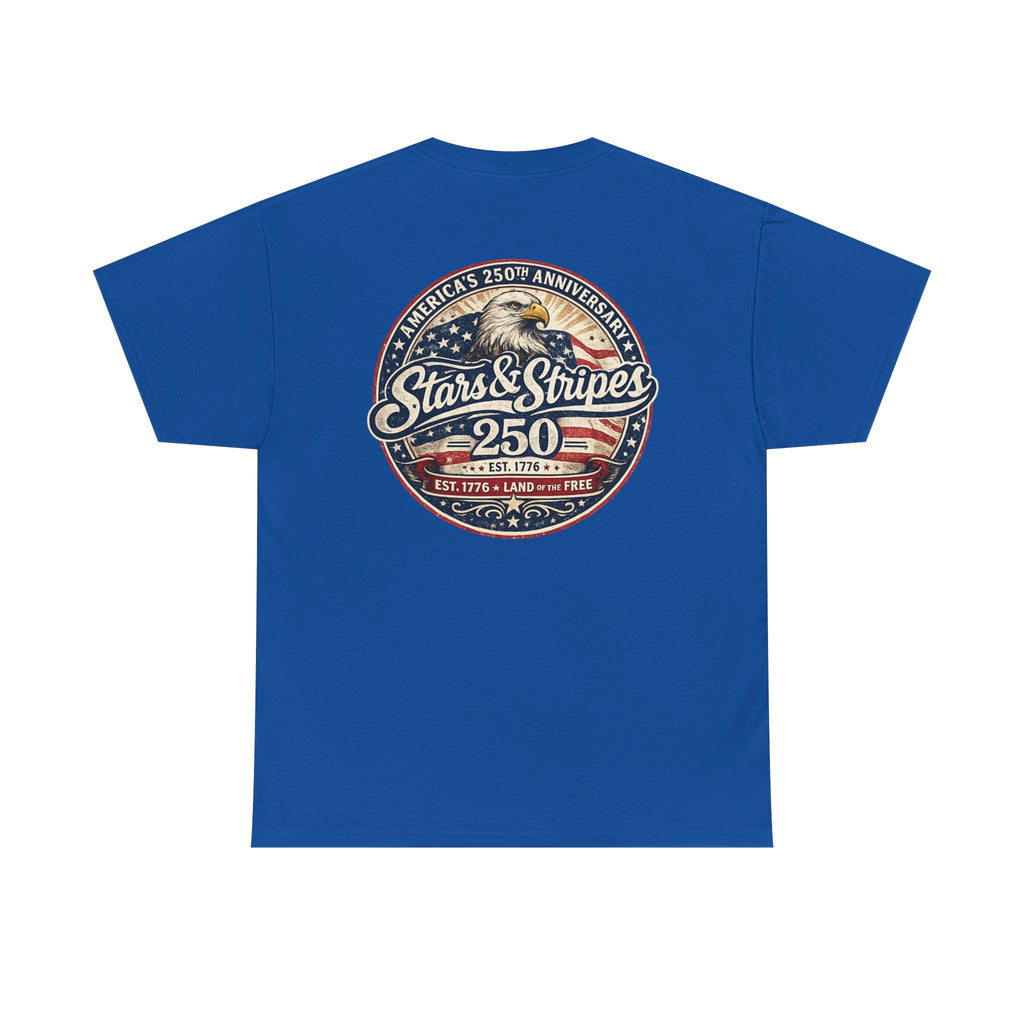 Stars & Stripes T-Shirt — American Flag Graphic Tee Printify