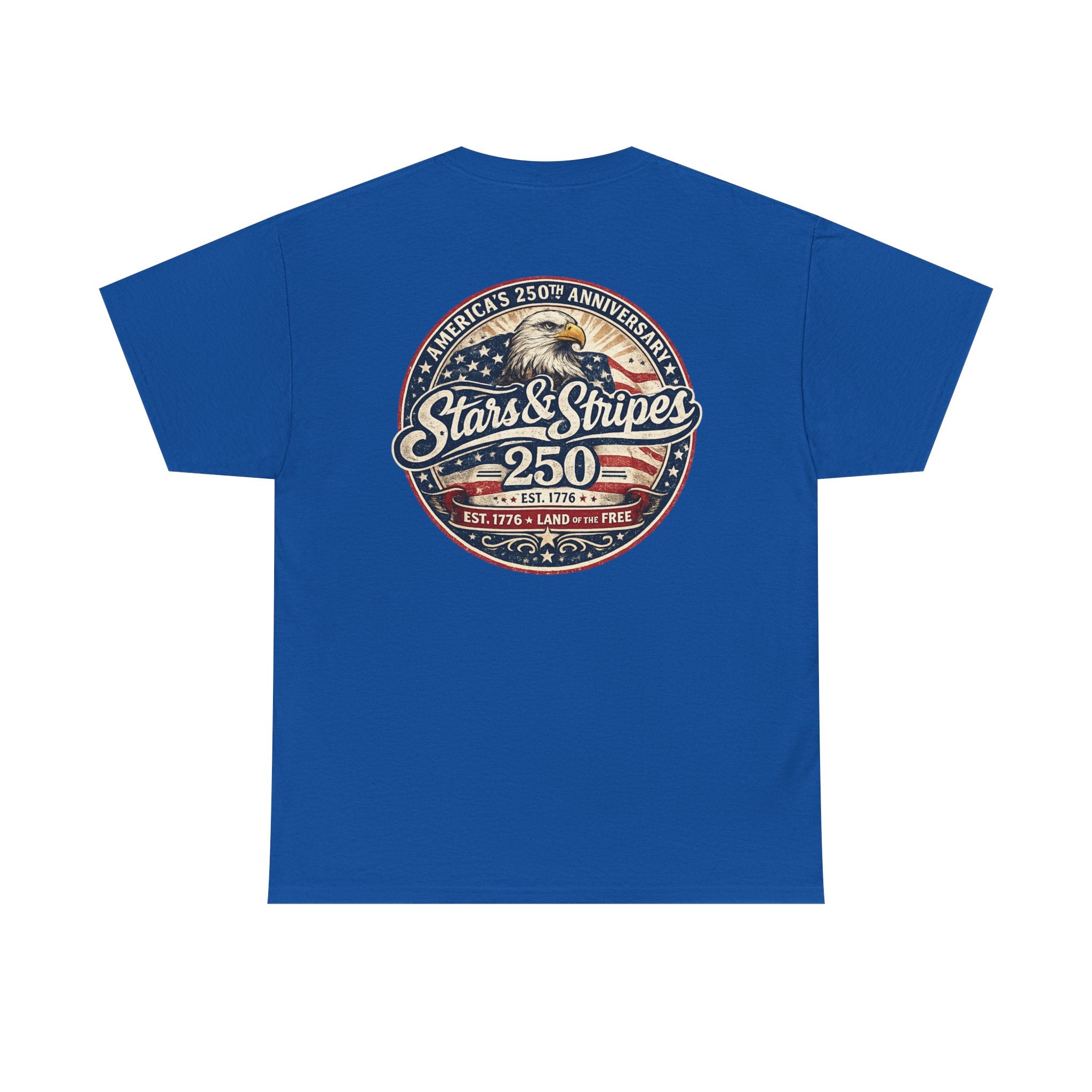 Stars & Stripes T-Shirt — American Flag Graphic Tee Printify