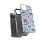 Patriotic Coquette Bows & Fireworks Phone Case Printify